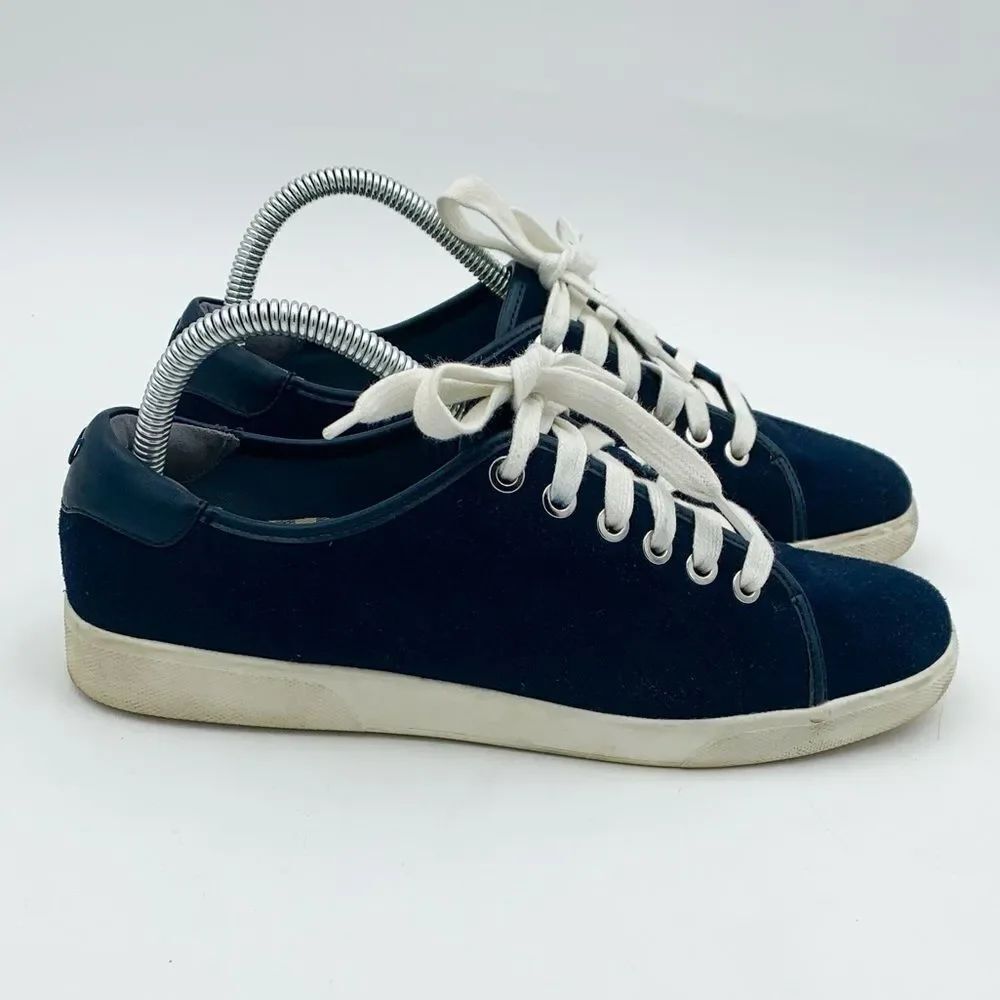 Vionic Brinley dark blue Womans size 8 lace up sneakers